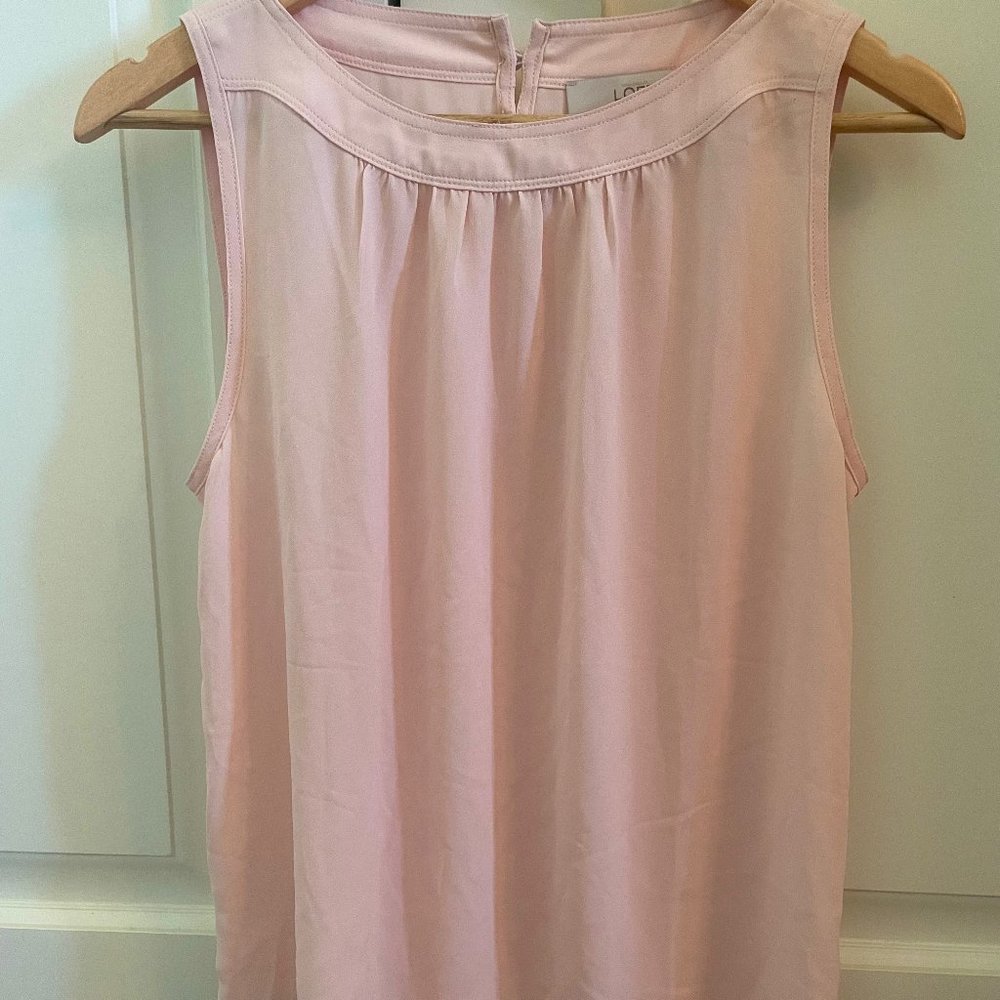 Light Pink Blouse || Ann Taylor Loft